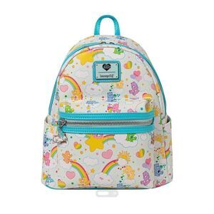 Loungefly Care Bears Rainbow Mini Backpack 40th Anniversary Exclusive Drop NEW